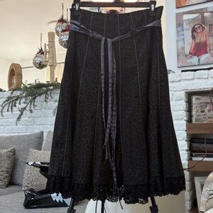 Korean Brand Size S Animal Print With Lace